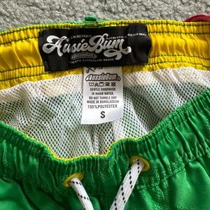 Green Aussiebum Swim Trunks